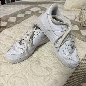 Youth Nike White Mesh Slip-On Sneaker